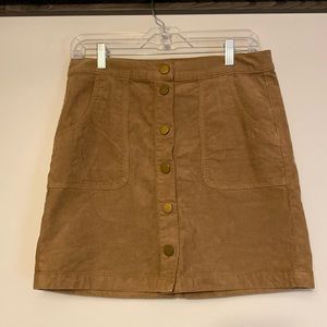 Tory Burch corduroy mini skirt